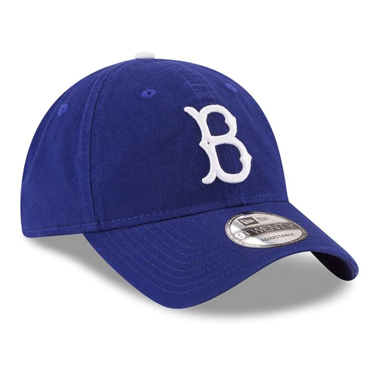 New Era 9Twenty Brooklyn Dodgers Cooperstown 1949 Core Basic Adjustable Hat Royal Blue Right Front New Era 9Twenty Brooklyn Dodgers Cooperstown 1949 Core Basic Adjustable Hat Royal Blue Right Front