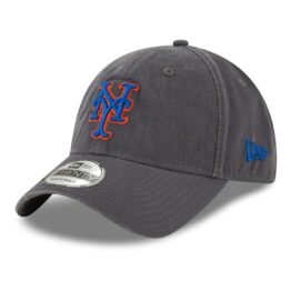 New Era 9Twenty New York Mets Core Classic TW Team Washed Adjustable Hat Graphite