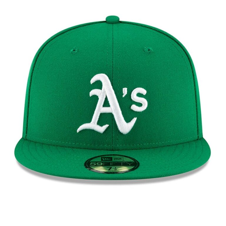 New Era Oakland Athletics Alternate 1 Kelly Green 59FIFTY Fitted Hat Front New Era Oakland Athletics Alternate 1 Kelly Green 59FIFTY Fitted Hat Front