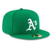 New Era Oakland Athletics Alternate 1 Kelly Green 59FIFTY Fitted Hat RIght Front