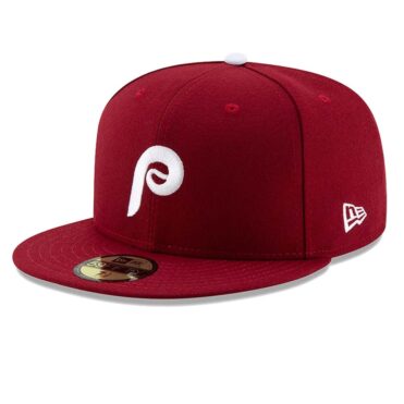 New Era 59Fifty Philadelphia Phillies Alternate 2 Authentic Collection On Field Fitted Hat Cardinal