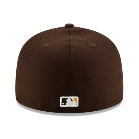 New Era San Diego Padres Alternate 1 Dark Brown 59FIFTY Fitted Hat Back