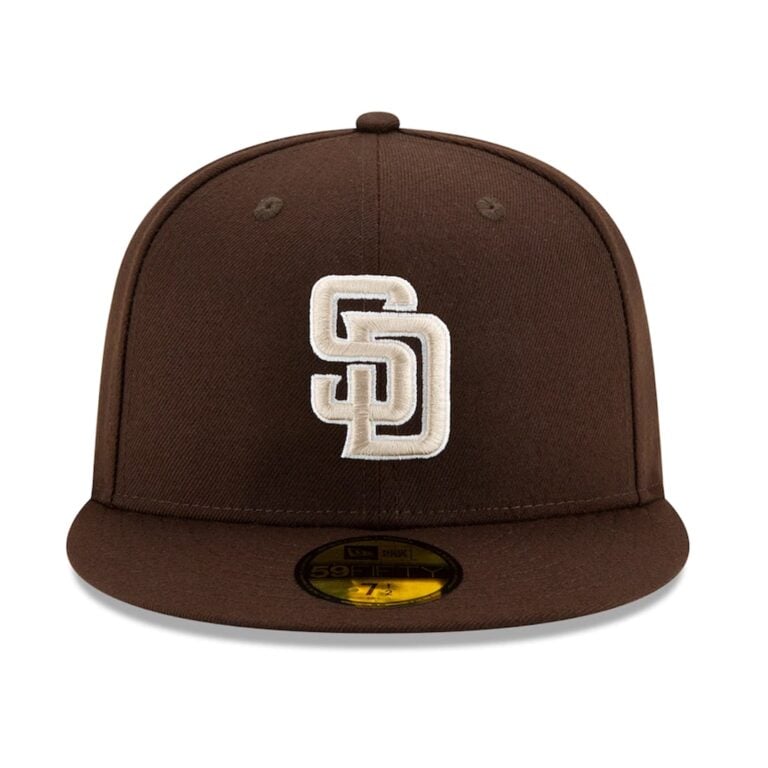 New Era San Diego Padres Alternate 1 Dark Brown 59FIFTY Fitted Hat Front New Era San Diego Padres Alternate 1 Dark Brown 59FIFTY Fitted Hat Front