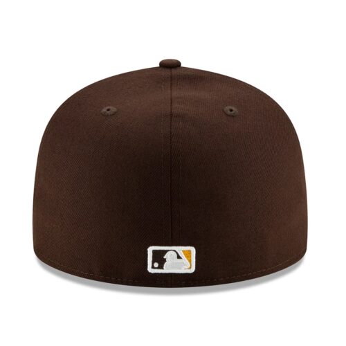 New Era San Diego Padres Game Dark Brown 59FIFTY Fitted Hat Back