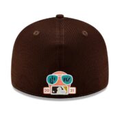 New Era San Diego Padres Spring Training Official Team Colors 59Fifty Fitted Hat Back