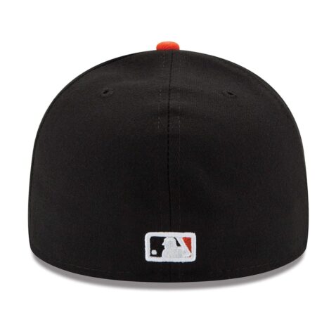 New Era San Francisco Giants Alternate 1 Black Orange 59FIFTY Fitted Hat Back