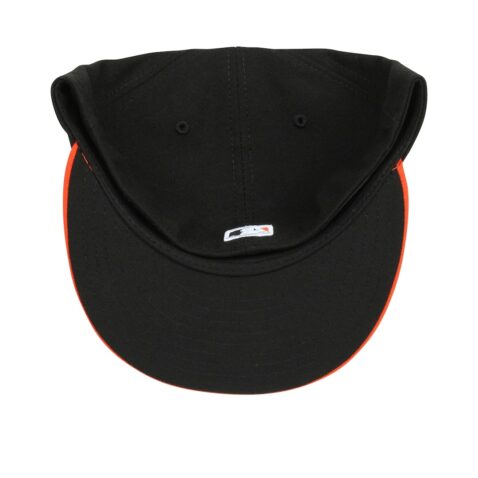 New Era San Francisco Giants Alternate 1 Black Orange 59FIFTY Fitted Hat Undervisor