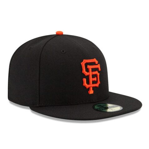 New Era San Francisco Giants Game Black 59FIFTY Fitted Hat Right Front