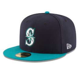 New Era 59Fifty Seattle Mariners Alternate Authentic Collection On Field Fitted Hat
