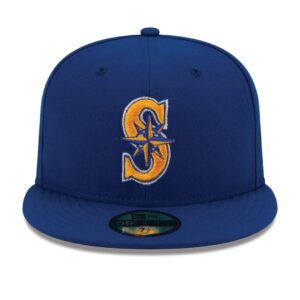 New Era 59Fifty Seattle Mariners Alternate 2 Authentic Collection On Field Fitted Hat