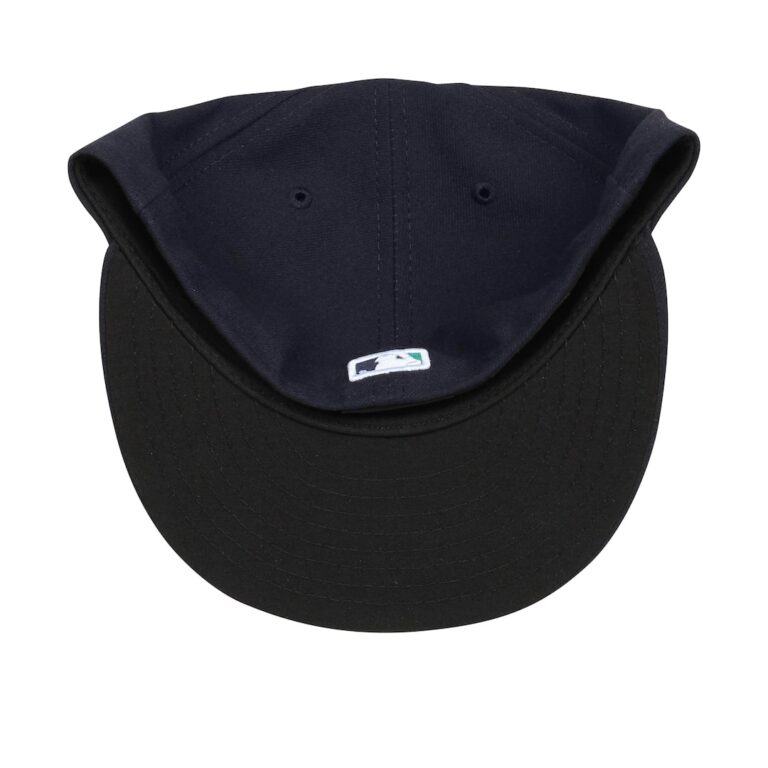 New Era Seattle Mariners Game Navy Blue 59FIFTY Fitted Hat Undervisor New Era Seattle Mariners Game Navy Blue 59FIFTY Fitted Hat Undervisor