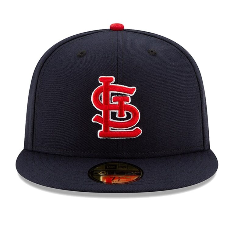 New Era St. Louis Cardinals Alternate 1 Dark Navy 59FIFTY Fitted Hat Front New Era St. Louis Cardinals Alternate 1 Dark Navy 59FIFTY Fitted Hat Front