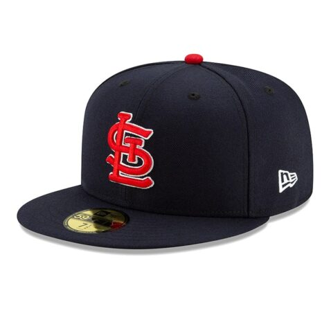 New Era St. Louis Cardinals Alternate 1 Dark Navy 59FIFTY Fitted Hat Left Front