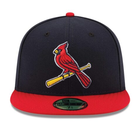 New Era St. Louis Cardinals Alternate 2 Navy Red 59FIFTY Fitted Hat Front