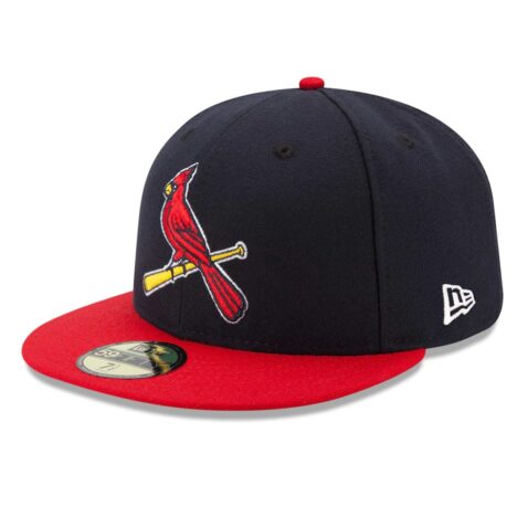New Era St. Louis Cardinals Alternate 2 Navy Red 59FIFTY Fitted Hat Left Front