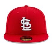 New Era St. Louis Cardinals Game Red 59FIFTY Fitted Hat Front