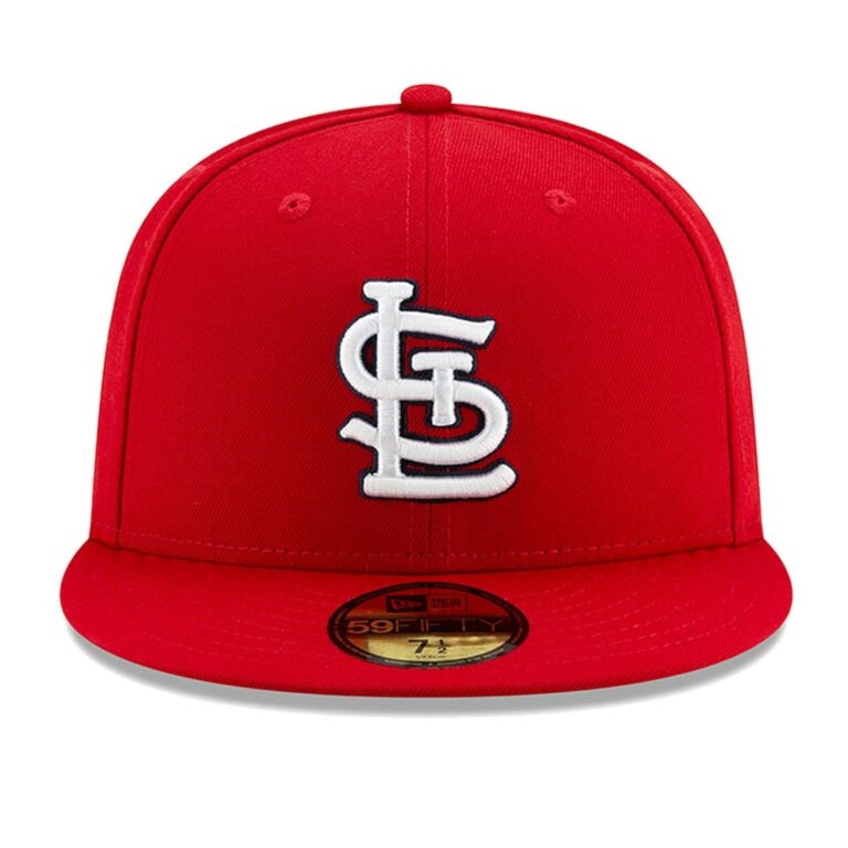 New Era St. Louis Cardinals Game Red 59FIFTY Fitted Hat Front New Era St. Louis Cardinals Game Red 59FIFTY Fitted Hat Front