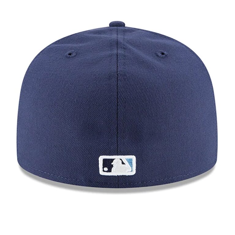 New Era Tampa Bay Rays Alternate 1 Light Navy 59FIFTY Fitted Hat Back New Era Tampa Bay Rays Alternate 1 Light Navy 59FIFTY Fitted Hat Back
