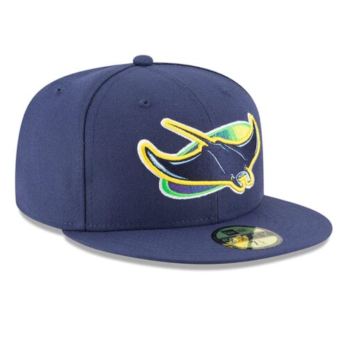 New Era Tampa Bay Rays Alternate 1 Light Navy 59FIFTY Fitted Hat Right Front
