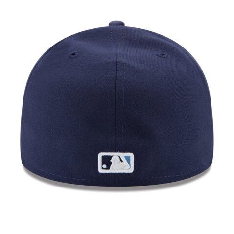 New Era Tampa Bay Rays Game Light Navy 59FIFTY Fitted Hat Back