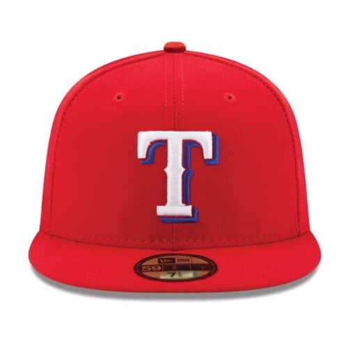 New Era Texas Rangers Alternate 1 Red 59FIFTY Fitted Hat Front