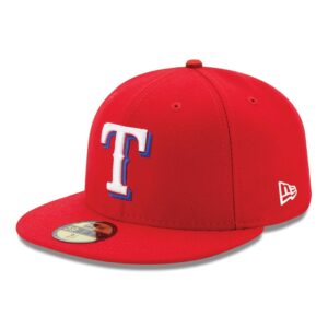 New Era Texas Rangers Alternate 1 Red 59FIFTY Fitted Hat Left Front
