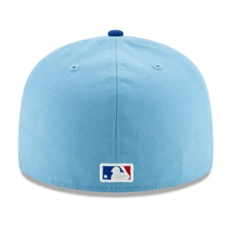 New Era Texas Rangers Alternate 2 Light Blue 59FIFTY Fitted Hat Back