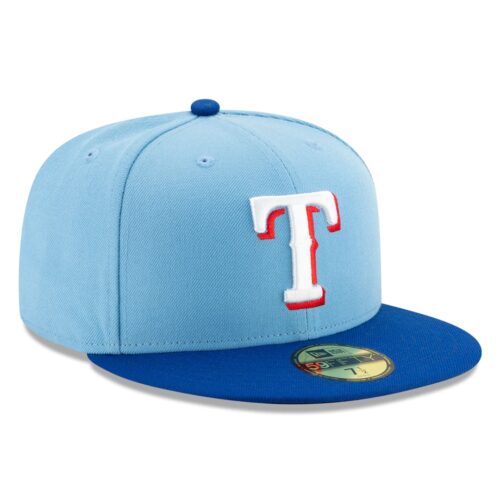 New Era Texas Rangers Alternate 2 Light Blue 59FIFTY Fitted Hat Right Front