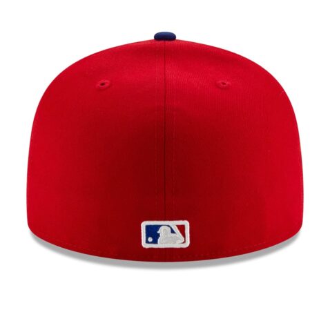 New Era Texas Rangers Alternate 3 Red Royal Blue 59FIFTY Fitted Hat Back