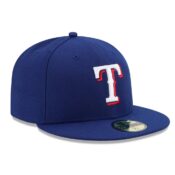 New Era Texas Rangers Game Royal Blue 59FIFTY Fitted Hat Right Front