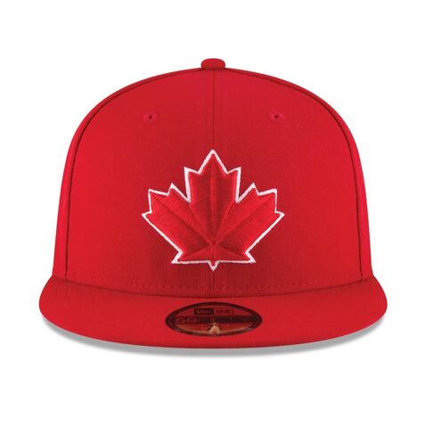 New Era Toronto Blue Jays Alternate 2 Red 59FIFTY Fitted Hat Front