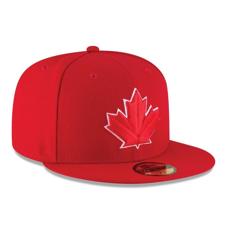 New Era Toronto Blue Jays Alternate 2 Red 59FIFTY Fitted Hat Right Front New Era Toronto Blue Jays Alternate 2 Red 59FIFTY Fitted Hat Right Front