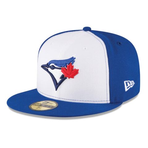 New Era Toronto Blue Jays Alternate 3 White Royal Blue 59FIFTY Fitted Hat Left Front
