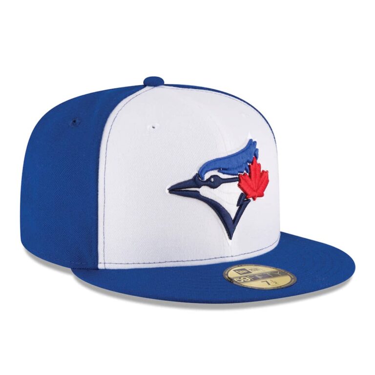 New Era Toronto Blue Jays Alternate 3 White Royal Blue 59FIFTY Fitted Hat Right Front New Era Toronto Blue Jays Alternate 3 White Royal Blue 59FIFTY Fitted Hat Right Front