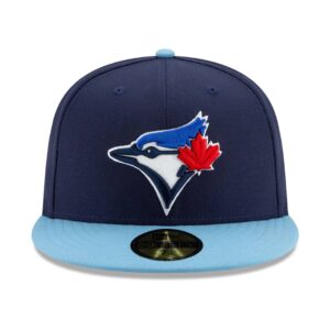 New Era 59Fifty Toronto Blue Jays Alternate 4 Authentic Collection On Field Fitted Hat Navy