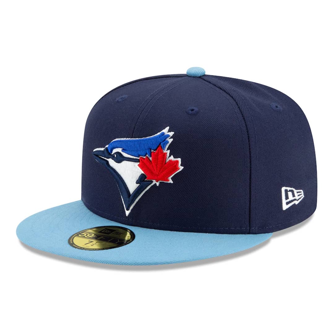 New Era Toronto Blue Jays Fitted Hat All NAVY /Gold Leaf