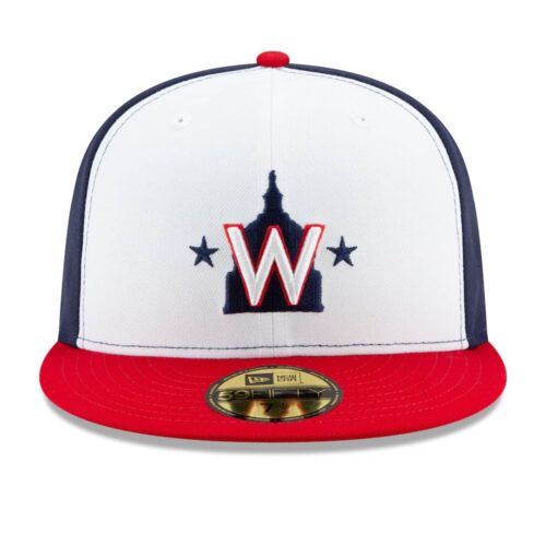 New Era Washington Nationals Alternate 2 Navy White Red 59FIFTY Fitted Hat Front