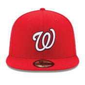 New Era Washington Nationals Game Red 59FIFTY Fitted Hat Front