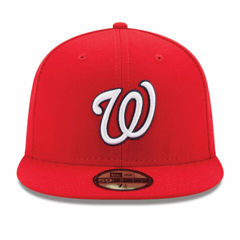 New Era Washington Nationals Game Red 59FIFTY Fitted Hat Front