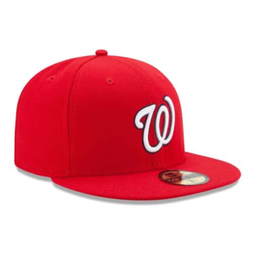 New Era Washington Nationals Game Red 59FIFTY Fitted Hat Right Front