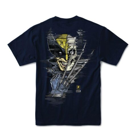 PRMTV x Marvel Wolverine Tee Navy Back