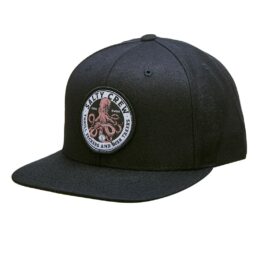 Salty Crew Deep Reach 6 Panel Hat Black