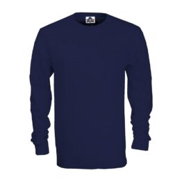 Plain Long Sleeve T-Shirt Navy Blue