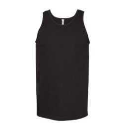 Plain Tank Top Shirt Black