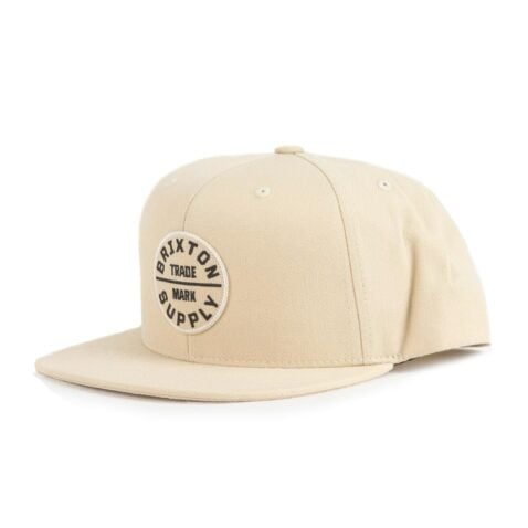 Brixton Oath III Snapback Hat Vanilla
