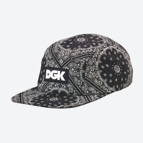 DGK O.G. 5 Panel Cap Black Left Front