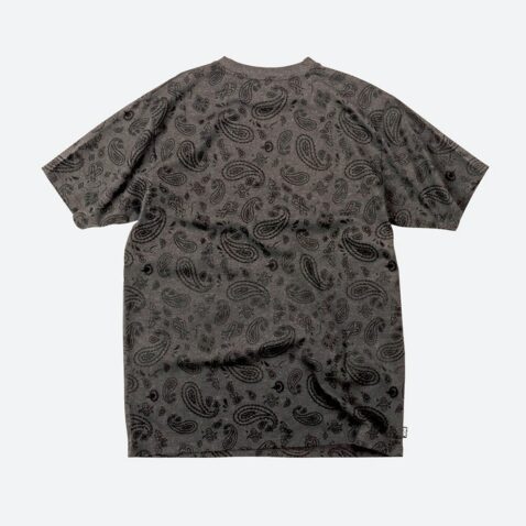 DGK Paisley Knit T-Shirt Charcoal Heather Back