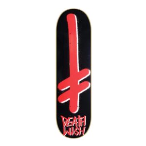 Death Wish Gang Logo Deck Black Red