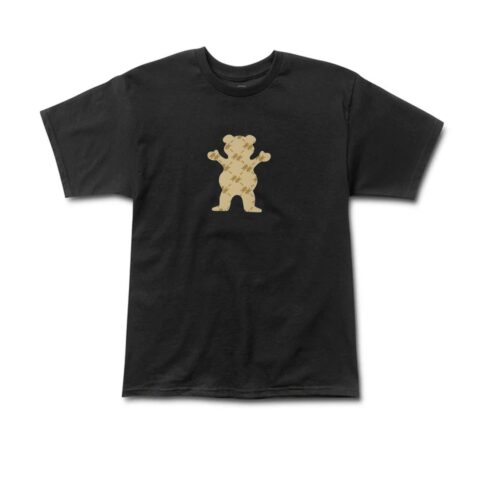 Grizzly Lap Of Luxury Bear T-Shirt Black