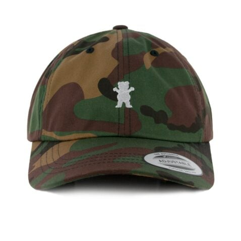 Grizzly OG Bear Dad Strapback Hat Camo Grizzly OG Bear Dad Hat Camo